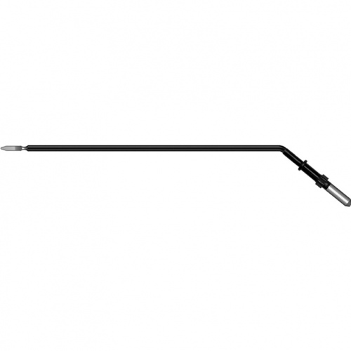 ЕМ189 Электрод-лопатка, сечение 2,5 х 0,4 мм, удлиненный изогнутый стержень 